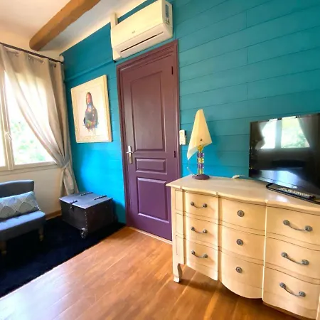 לינה וארוחת בוקר O Clair De Lune Au Coeur De - - Charme Et Confort - Clim - Acces Cite Medievale 5 Minutes A Pied - Parking - Et Massages En Option - Piscine De Saison