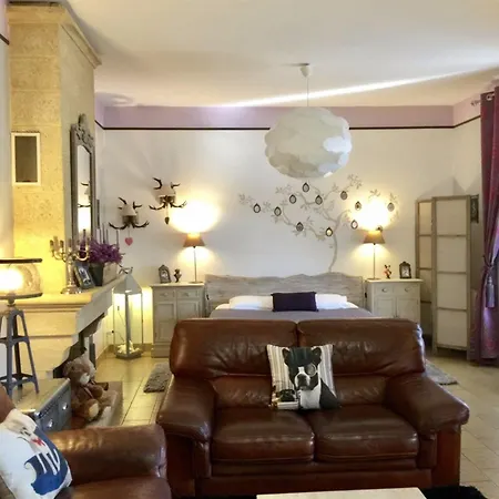 Bed and Breakfast O Clair De Lune Au Coeur De - - Charme Et Confort - Clim - Acces Cite Medievale 5 Minutes A Pied - Parking - Et Massages En Option - Piscine De Saison 4*